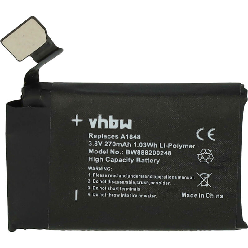 Batteria compatibile con Apple Watch MQKW2LL/A