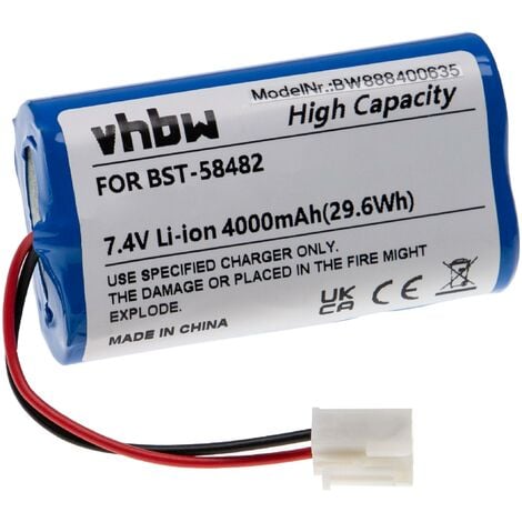 vhbw batteria compatibile con Bestway Flowclear Aquatronix pulitrice (4000mAh, 7,4V, Li-Ion)