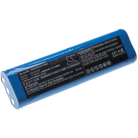 vhbw batteria compatibile con Bissell 1605, 1974, 16052, 16058, 16059, 1605A, 1605C, 1605R, 1605W home cleaner (2600mAh, 14,4V, Li-Ion)