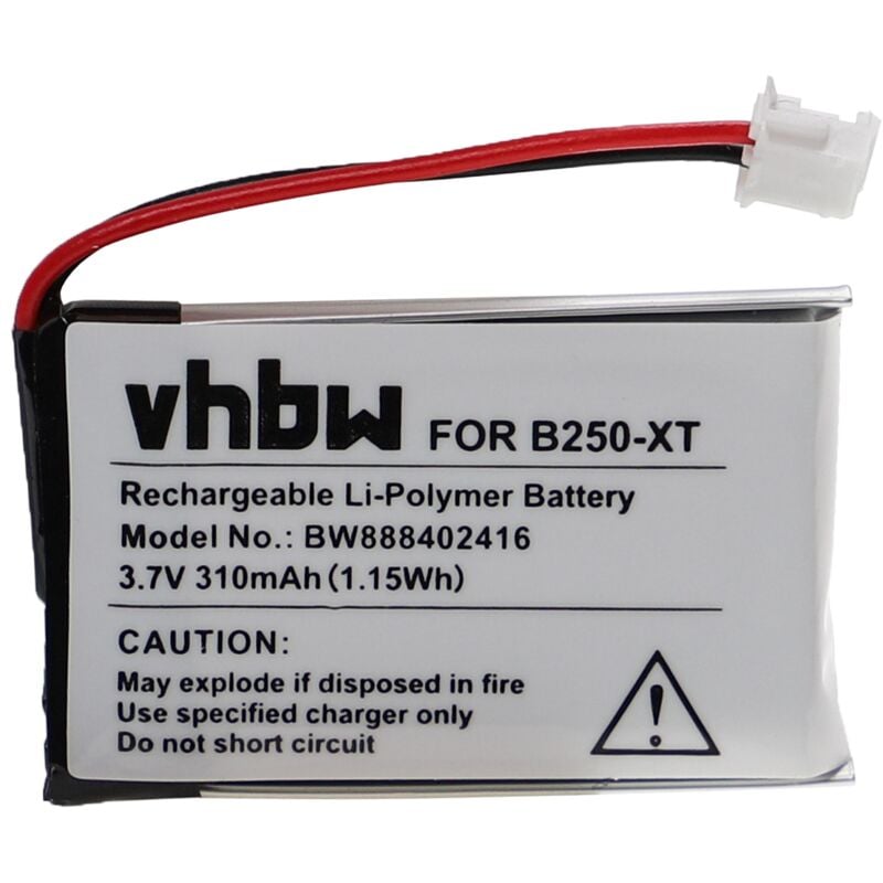 Image of vhbw batteria compatibile con Cobra 840 fotocamera (310mAh, 3,7V, Li-Poly)