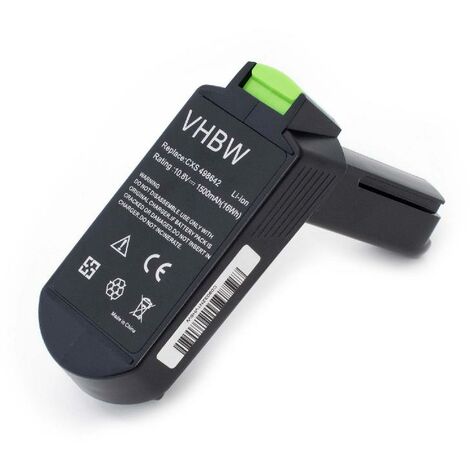vhbw batteria compatibile con Festool CXS, CXS 1.3 Li Plus, CXS 1.3 Li Set, CXS 1.5 Li Plus attrezzo da lavoro (1500 mAh, Li-Ion, 10,8 V)