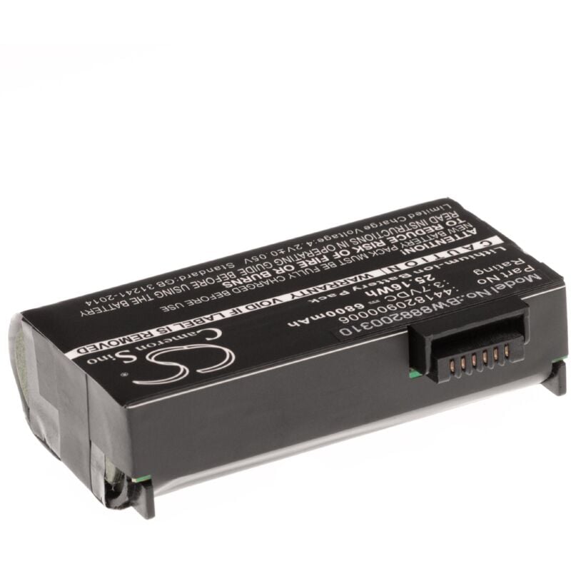 Image of Vhbw - batteria compatibile con Getac PS236, PS336 lettore di codici a barre pos 6800mAh (3.7V) Li-Ion