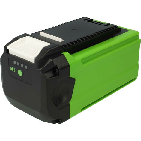 Greenworks G40ABK2 Souffleur à Batterie Axial de Feuilles Mortes Sans Fil,  avec Régulateur de Vitesse, 177 km/h, 11,05 m³/min, Batterie 40V 2Ah et