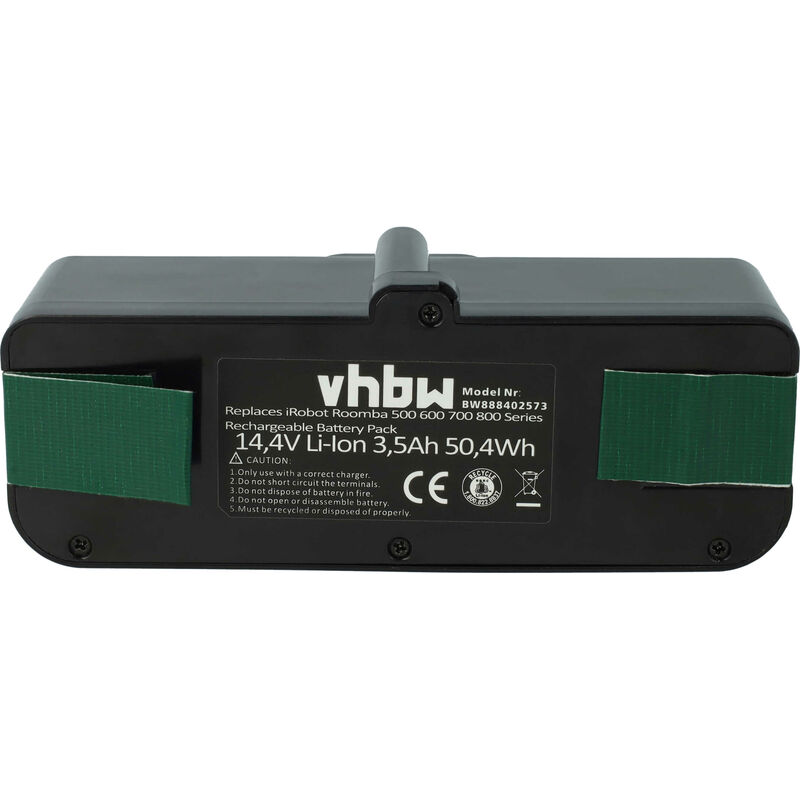 Image of Vhbw - batteria compatibile con iRobot Roomba Series 600, Series 800, Series 900 aspirapolvere (3500mAh, 14,4V, Li-Ion)