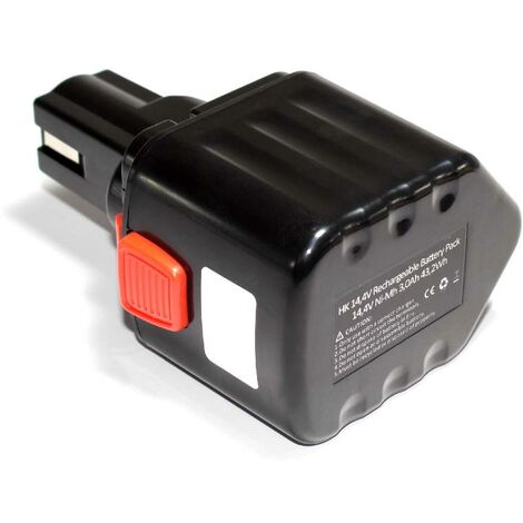 vhbw Batteria compatibile con Izumi E-ROBO, FL-3014, REC-120, REC-120A, REC-120AK, REC-13W1 attrezzi da lavoro (3000mAh, 14,4V, NiMH)