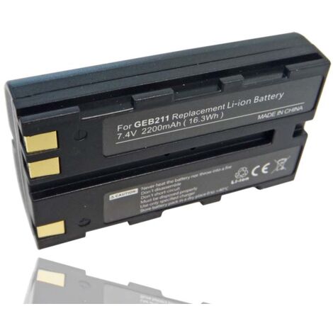 vhbw batteria compatibile con Leica Piper 100, 100 Laser, 200 dispositivo di misurazione laser, dispositivo di misurazione (2200mAh, 7,4V, Li-Ion)