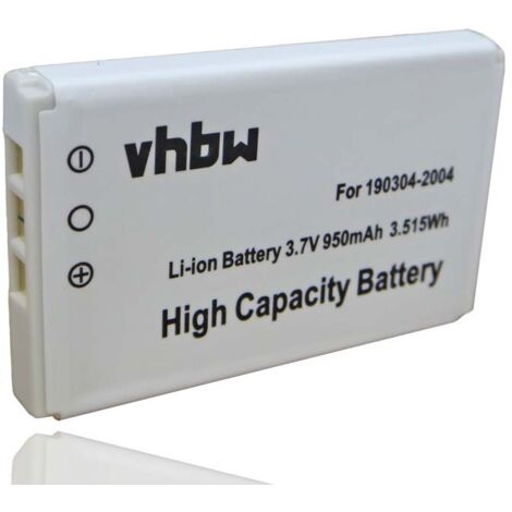 vhbw batteria compatibile con Logitech MX-890, MX-880, R-1G7 telecomando remote control (950mAh, 3,7V, Li-Ion)