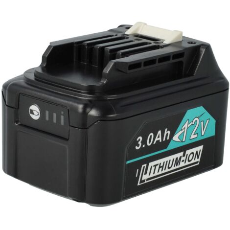 vhbw batteria compatibile con Makita JV103, JV103D, JV103DS, JV103DSAE, JV103DSAJ attrezzi da lavoro (3000 mAh, Li-Ion, 12 V, 3 celle)