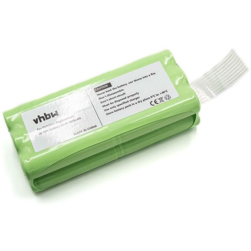 Image of vhbw batteria compatibile con Midea R1-L051B aspirapolvere home cleaner (800mAh, 14,4V, NiMH) - Sostituisce 0606004, NC5755-944