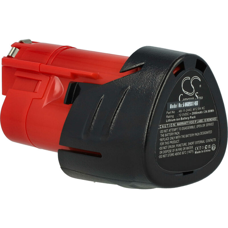 Batteria compatibile con Milwaukee M12 BIW38