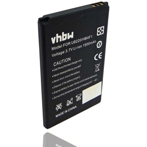 vhbw batteria compatibile con MTC Neo hotspot modem router portatile (1500mAh, 3,7V, Li-Ion)