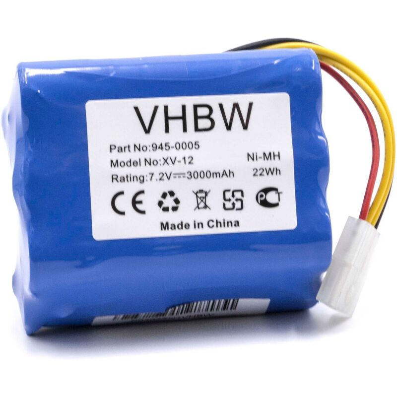Image of Vhbw - batteria compatibile con Neato Signature 25, vx Pro, xv Signature aspirapolvere (3000mAh, 7,2V, NiMH)