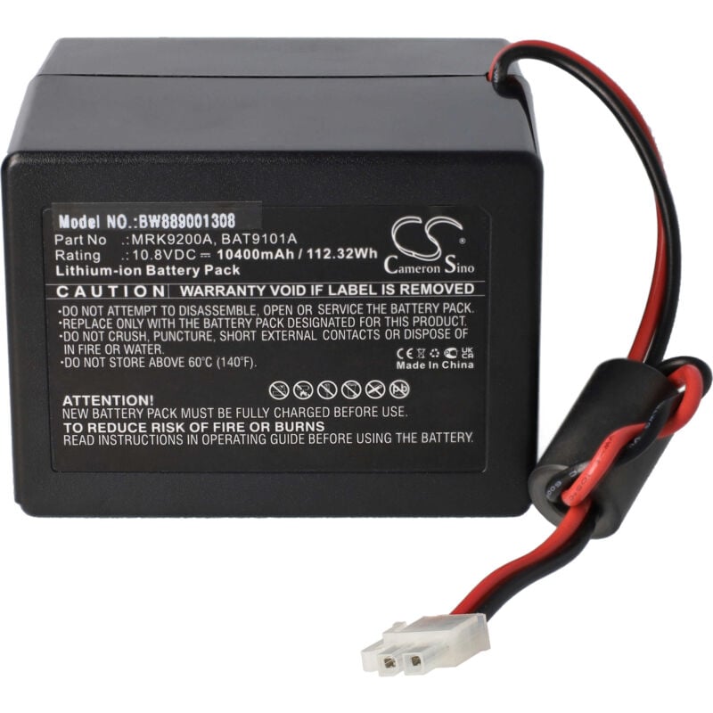 Image of Vhbw - batteria compatibile con Robomow RT300 2021, RT300 2022, RT700 2021, RT700 2022, RX50, RX50 Pro, RX50U rasaerba 10,4Ah, 10,8V, Li-Ion