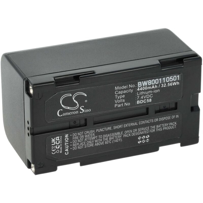 Image of vhbw batteria compatibile con Sokkia SET650RX, SHC-336, STRATUS L1 GPS dispositivo di misurazione (4400mAh, 7,4V, Li-Ion)