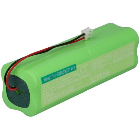 vhbw batteria compatibile con Spektrum DMS 11X, DX6, DX7, JR 11X, X378A, X9303, XP6102, XP662 controller per drone, telecomando (2000mAh, 9,6V, NiMH)