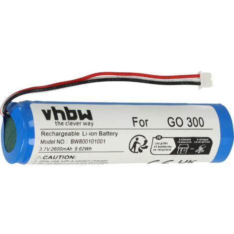 vhbw batteria compatibile con TomTom Rider navigatore GPS (2600mAh, 3,7V, Li-Ion)