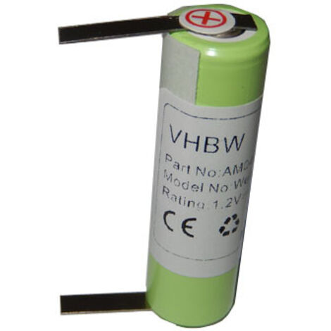 vhbw batteria compatibile con Tondeo Eco S 3108, Eco XS, Eco XS Black Velvet - 3711 rasoio elettrico (2000mAh, 1,2V, NiMH)