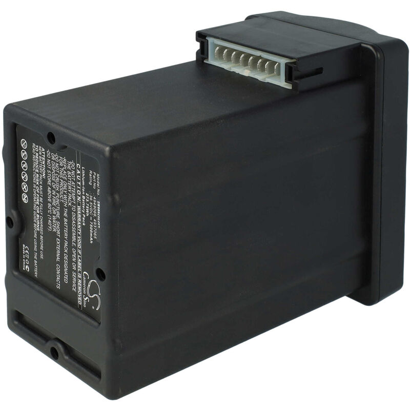 Image of Batteria compatibile con Wolf Garten Power 37, 40 tagliaerba, robot tagliaerba (7500mAh, 36.5V, Li-Ion) - Vhbw