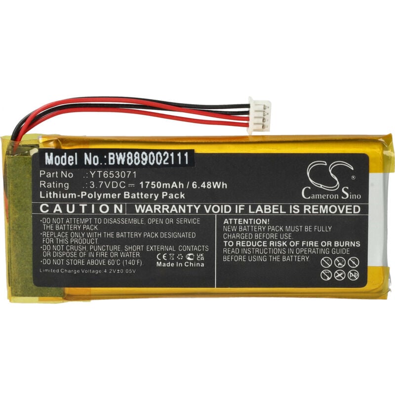 Batteria compatibile con xDuoo X3 mark ii MP3