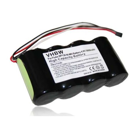 vhbw batteria sostituisce BP-130, BP130 per dispositivo di misurazione (3000mAh, 4,8V, NiMH)