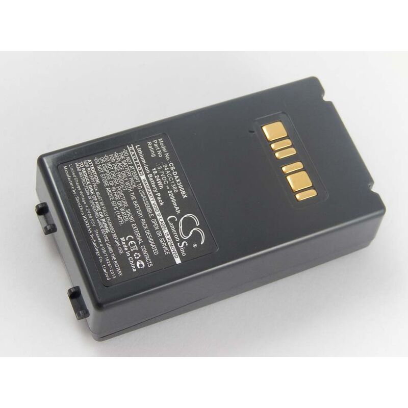 Image of Vhbw - batteria sostituisce Datalogic 94ACC1386 per lettore di codici a barre, pos (5200mAh, 3,7V, Li-Ion)