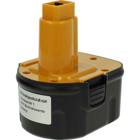 vhbw Batteria sostituisce Dewalt DE9501, DW9071, DW9072, ELU EZWA 49, ELU SBA55, EZWA 60 per attrezzi da lavoro (3000mAh, 12V, NiMH)