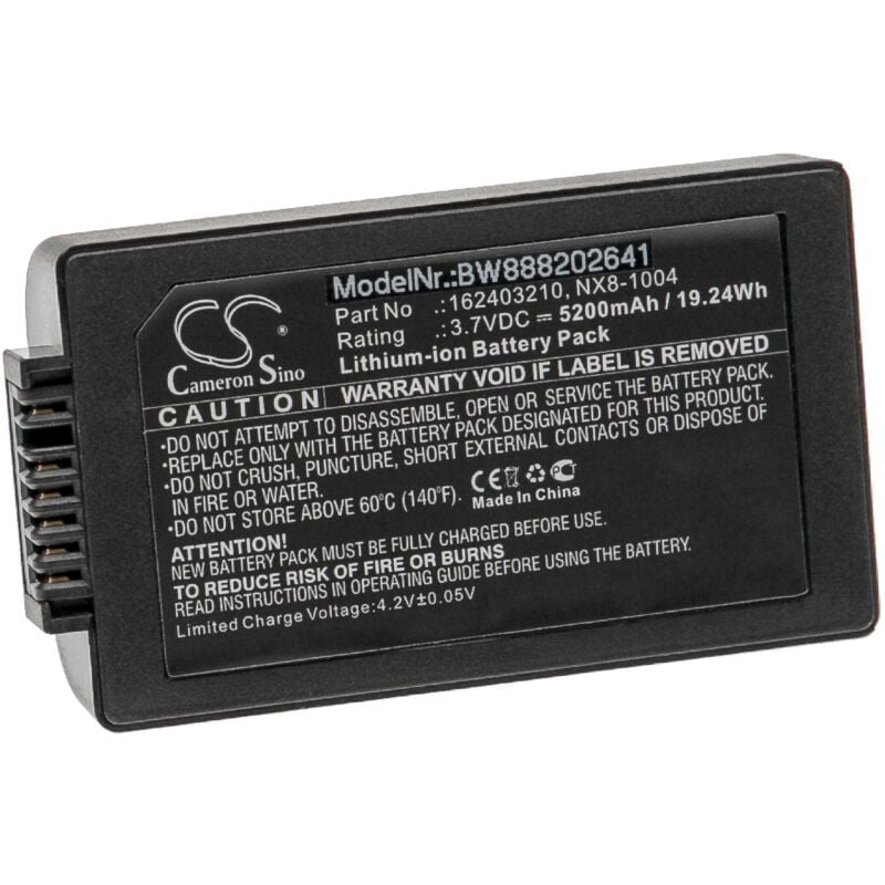 Image of vhbw batteria sostituisce Handheld 162403210, BAT-G2-003, BP14-001200, NX8-1004 per computer portatile scanner (5200mAh, 3,7V, Li-Ion)