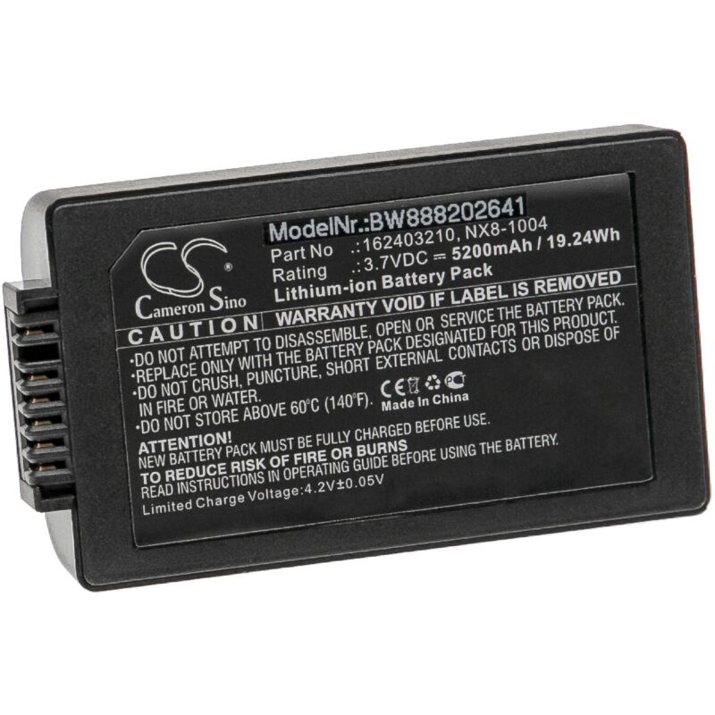 Image of vhbw batteria sostituisce Handheld 162403210, BAT-G2-003, BP14-001200, NX8-1004 per computer portatile scanner (5200mAh, 3,7V, Li-Ion)