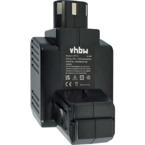 vhbw batteria sostituisce Hilti BP40, 331530 per attrezzo da lavoro (2500 mAh, NiMH, 24 V)