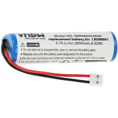 vhbw batteria sostituisce Land Rover LR089861 per unità di controllo telematica (2600mAh, 3,7V, Li-Ion)