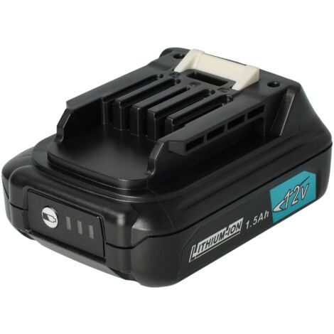 vhbw Batteria sostituisce Makita BL1040B, BL1040B-2, BL1041, BL1041B, BL1041B-2 per attrezzi da lavoro (1500mAh, 12V, Li-Ion)