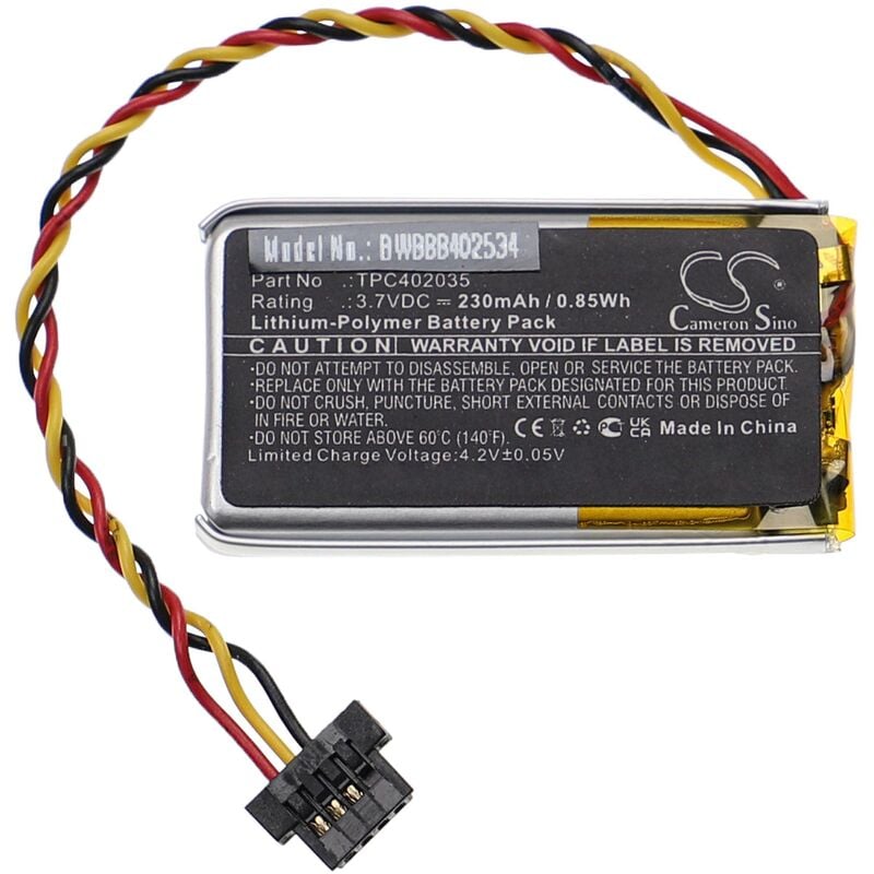 Vhbw batteria sostituisce Mio TPC402035 per dash