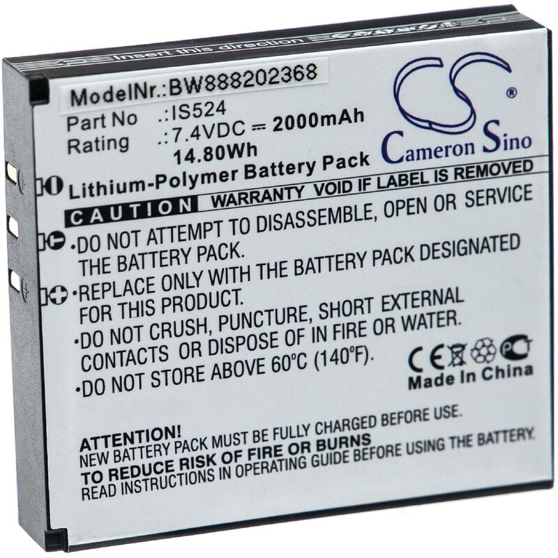 Vhbw batteria sostituisce PAX IS133, IS524 per
