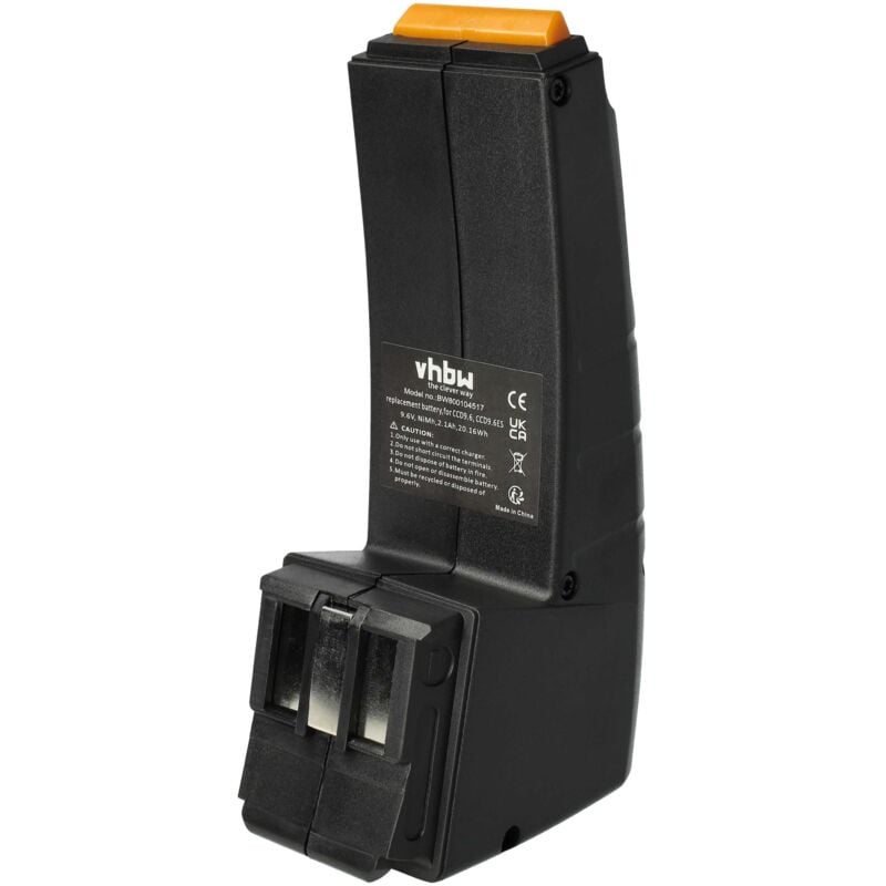 Vhbw - 1x Batterie compatible avec Festo / Festool FSP-486828, FSP-487512, BPH9.6C outil électrique (2100 mAh, NiMH, 9,6 v) - Remplacement pour