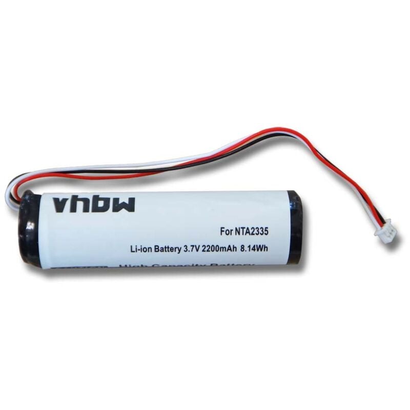vhbw Batterie 2200mAh (3.7V) pour haut-parleur Logitech Pure-Fi Anywhere Speaker 2nd MM50 remplace NTA2335.