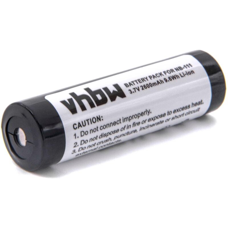 vhbw 1x Batterie compatible avec Denon DENON DMP-R70 mini disque DV portable (2600mAh, 3,7V, Li-ion)