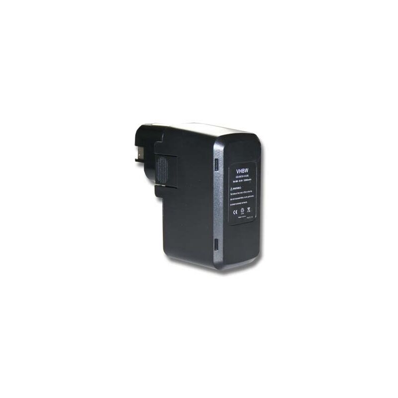 Batterie compatible avec Bosch pbm 9.6 VE-2, pbm 9.6VES-2, pbm 9.6 VSP-2, pdr 80 outil électrique (3300mAh NiMH 9,6 v) - Vhbw