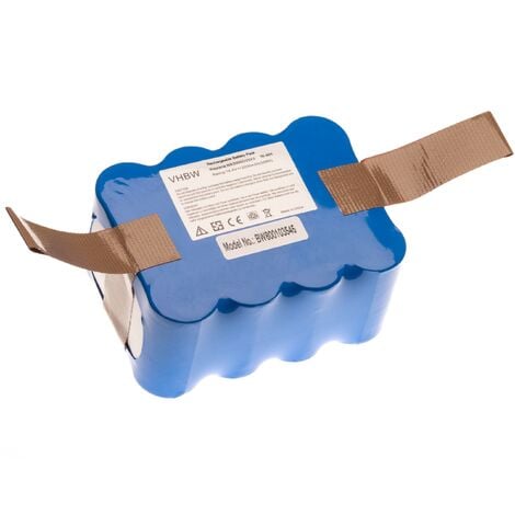 vhbw Batterie aspirateurs, robots domestiques compatible avec Candy Hoover RBC004B011ROBO, RBC006011, RBC007B011, RBC009001 (2200mAh, 14,4V, NiMH)