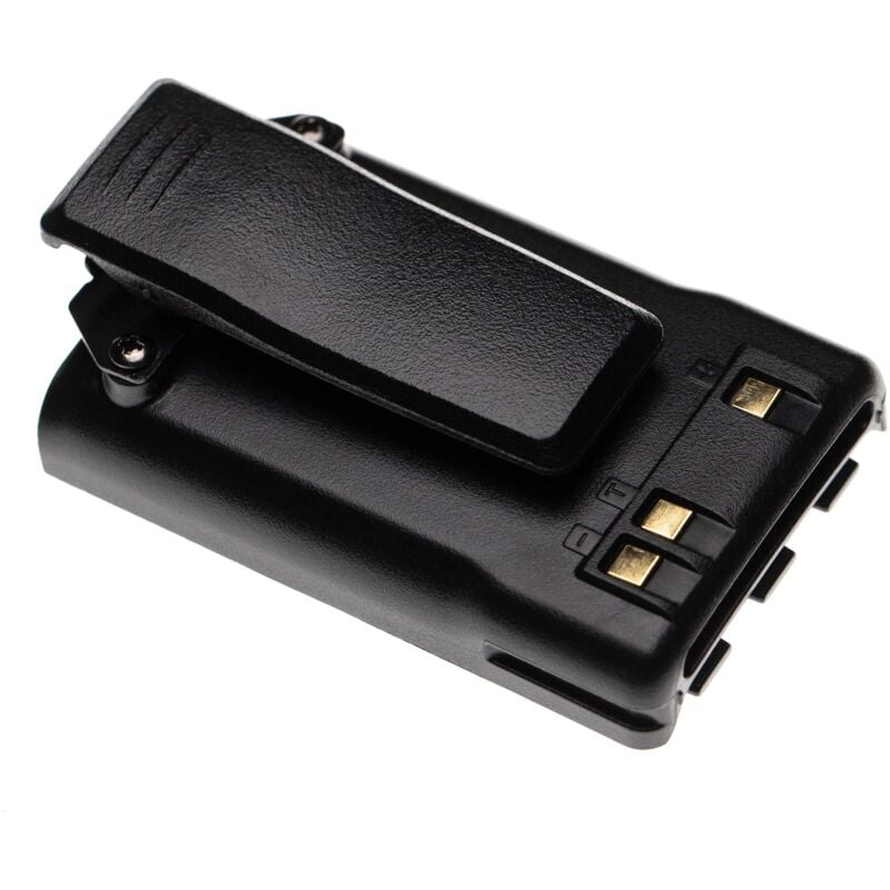 Vhbw - batterie compatible avec Alinco DJ-10, DJ-100, DJ-289G, DJ-500, DJ-A10, DJ-A11, DJ-A41 radio talkie-walkie (2000mAh, 7.4V, Li-Ion) + clip