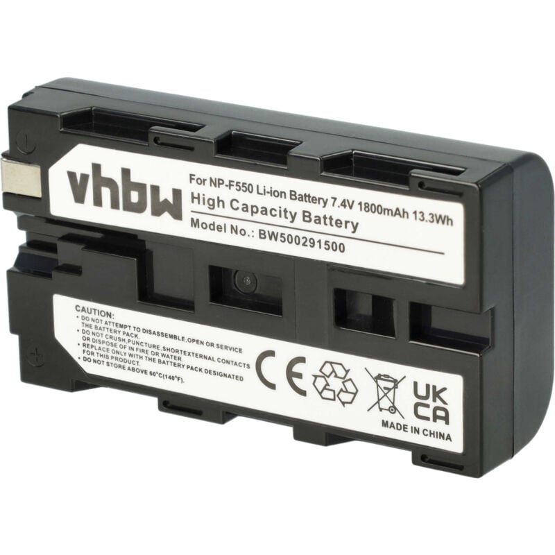 vhbw Batterie compatible avec AML M5900, M7100, M7220, M7221, M7225, M7500 scanner de code-barre POS (1800mAh, 7,2V, Li-ion)