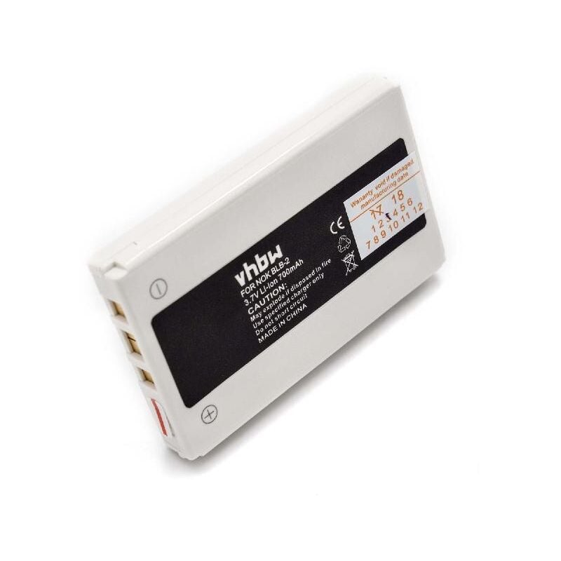 Vhbw - batterie compatible avec Belkin Bluetooth gps Receiver système de navigation gps (700mAh, 3,7V, Li-Ion)