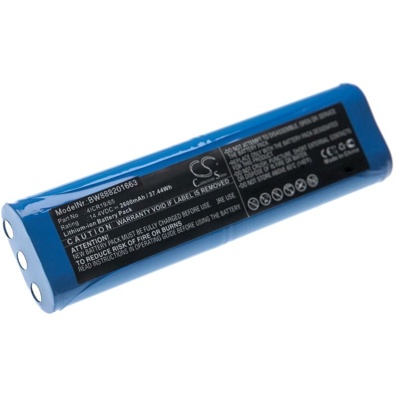Batterie compatible avec Philips FC8830, FC8832, FC8822/01 aspirateur, robot électroménager (2600mAh, 14,4V, Li-ion) - Vhbw