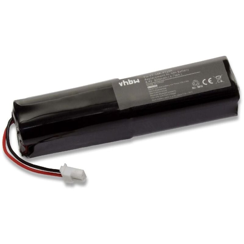 Vhbw - Batterie compatible avec Brother P-Touch PT-18RZ imprimante, scanner, imprimante d'étiquettes (700mAh, 8,4V, NiMH)
