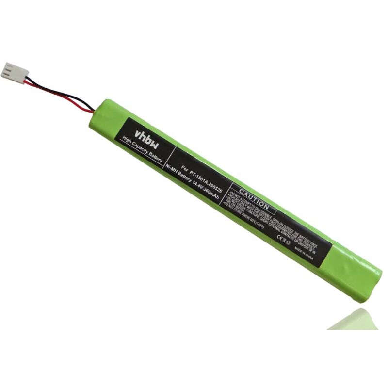 Vhbw - Batterie compatible avec Brother Pocketjet PJ-662, PJ-663 imprimante, scanner, imprimante d'étiquettes (360mAh, 14,4V, NiMH)