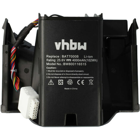 vhbw Batterie compatible avec CubCadet XR2 1000, 1500, 2000 4000mAh, 25,6V, Li-ion