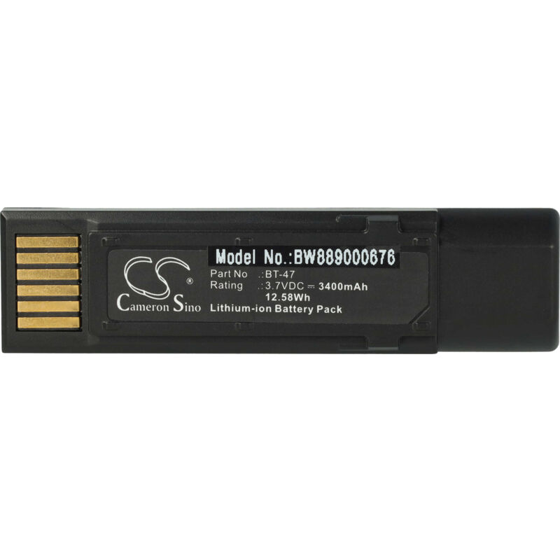 vhbw Batterie compatible avec Datalogic Gryphon GBT4500, GM4500, 4500 scanner de code-barre POS (3400mAh, 3,7V, Li-ion)