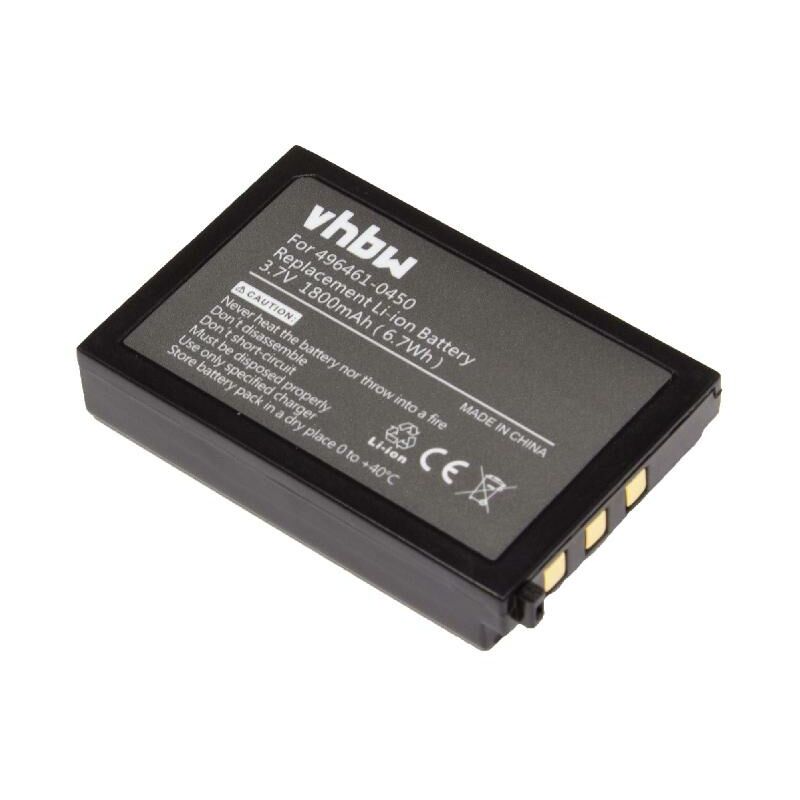 Batterie compatible avec Denso BHT-300Q, BHT-300QB, BHT-300QW, BHT-304QB, BHT-304QW scanner de code-barres pos (1800mAh, 3,7V, Li-Ion) - Vhbw