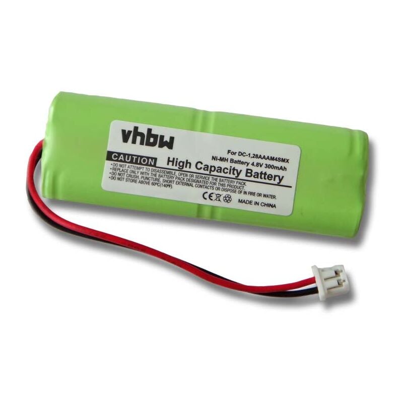 Batterie compatible avec Dogtra 600 nc, 620 nc, 622 ncp, 800 ncp collier de dressage de chien (300mAh, 4,8V, NiMH) - Vhbw