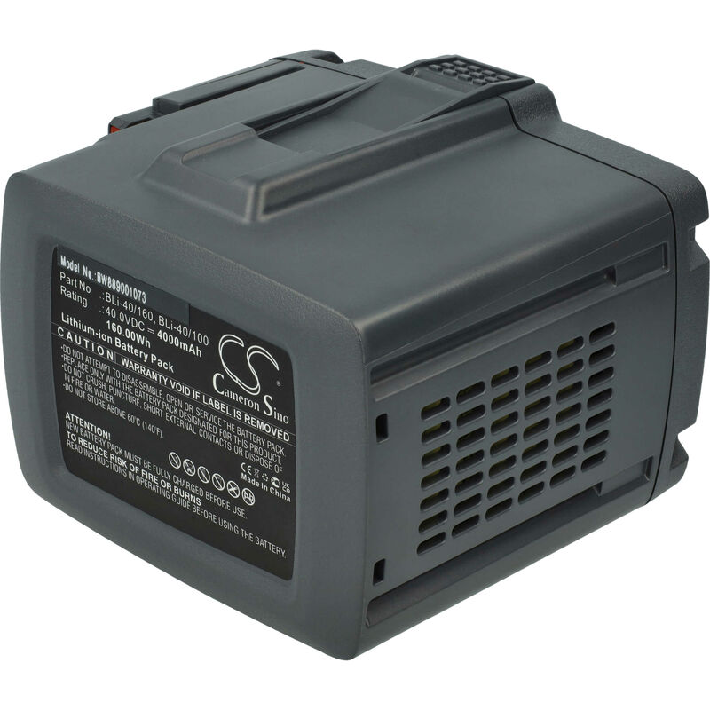 vhbw Batterie compatible avec Gardena AquaClean Li-40/60, LB 146i, LC 141C, LC 141i, LC 141iV tondeuse outil de jardinage 4000mAh, 40V, Li-ion