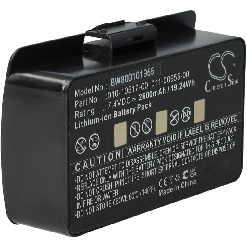 Batterie compatible avec Garmin 100054300, 3580100054300, 010-00543-00, EGM478 appareil gps de navigation (2600mAh, 8,4V, Li-ion) - Vhbw